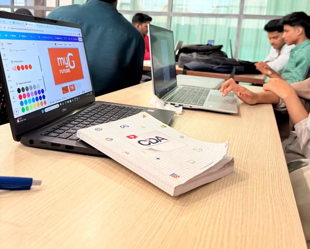 photo of a laptop freelance digital marketing analyst in bahrain